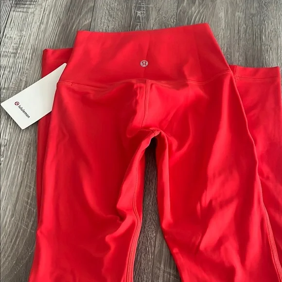 Lululemon Red Performance Leggings New with tag - Picture 7 of 8